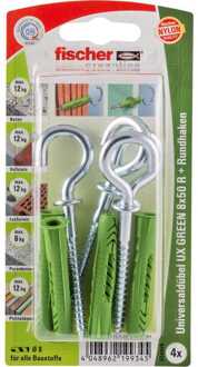 Fischer Universele plug GREEN 8x50 R RH K 4 Plug