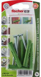 Fischer Universele plug GREEN 8x50 R S K 5 Plug