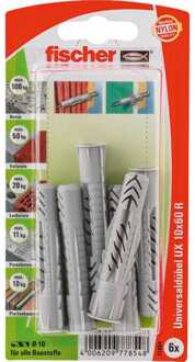 Fischer Universele plug UX 10x60 R K 6 Plug
