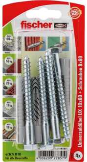 Fischer Universele plug UX 10x60 S K 4 Plug