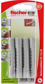 Fischer Universele plug UX 12x70 K 4 Plug