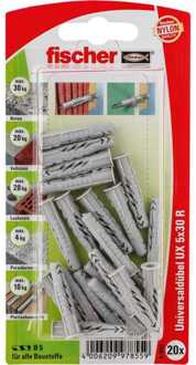 Fischer Universele plug UX 5x30 R 20 Plug