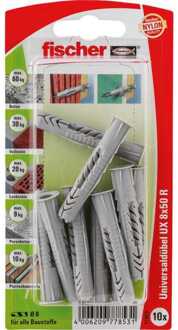 Fischer Universele plug UX 8x50 R K 10 Plug