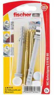 Fischer WC-bevestiging S 8 RD 80 K (2) Plug