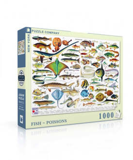 Fish ~ Poissons - NYPC Vintage Images Collectie Puzzel 1000 Stukjes