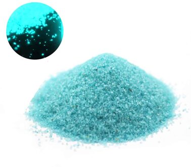 Fish Tank Decor Aquaria Thuis Starry Diy Lichtgevende Zand Fluorescerende Kid Voor Tuin Wishing Fles Glow In Dark Ornamenten lucht blauw