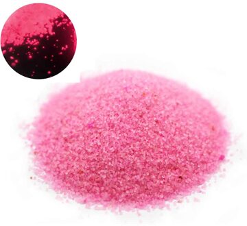 Fish Tank Decor Aquaria Thuis Starry Diy Lichtgevende Zand Fluorescerende Kid Voor Tuin Wishing Fles Glow In Dark Ornamenten roos rood