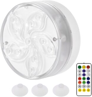 Fish Tank Onderwater Lamp Waterdicht Rf Led Verlichting Afstandsbediening Aquarium Kerst Dompelpompen Huis Tuin Decor Landschap 1stk