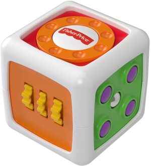 Fisher Price Mijn eerste Fidget-kubus 8 cm wit
