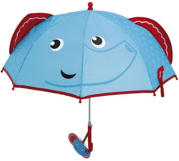 Fisher Price Paraplu Olifant Blauw/rood 80 Cm