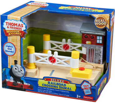 Fisher Price Thomas & Friends Hout: Deluxe Spoorwegovergang (Y4499)