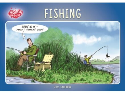 Fishing, Young At Heart A4 Calendar 2025 - Calendars, Carousel