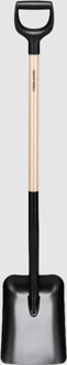 Fiskars Solid Schep met Houten Steel en D-Handgreep FSC - 1066723