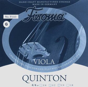 Fisoma F-1113 altvioolsnaar G-3 4/4 altvioolsnaar G-3 4/4, steel & chrome steel