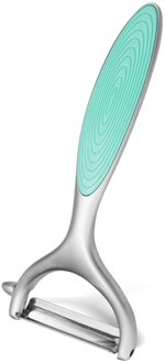 Fissman Luminica Serie Chrome Matt Afgewerkt Zinklegering Y-Dunschiller Met Rubberen Grip munt