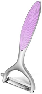 Fissman Luminica Serie Chrome Matt Afgewerkt Zinklegering Y-Dunschiller Met Rubberen Grip paars