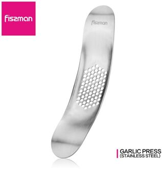 Fissman Rvs Knoflookpers Mini Gember Slijpen Rasp Garlic Crusher Peeler Druk Rasp Slicer Cutter