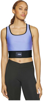 Fit Eversculpt Skimmer Trainingstop Dames licht blauw - zwart - M