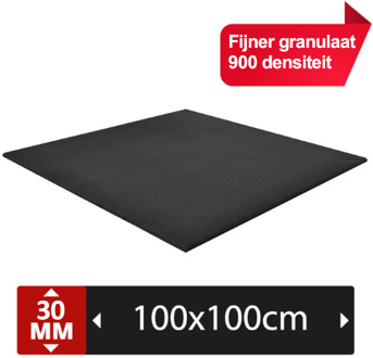 FIT FLEX RUBBER TEGEL 100x100x3CM