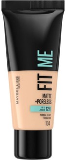 Fit Me Matte + Poreless Foundation - 104 Soft Ivory #104