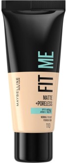 Fit Me Matte + Poreless Foundation - 110 Porcelain #110