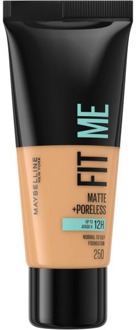 Fit Me Matte + Poreless Foundation - 250 Sun Beige #250