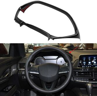 Fit Voor Cadillac CT4 Abs Carbon Fiber Dashboard Frame Decor Cover Trim