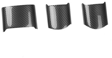Fit Voor Kever 2003 3Pcs Carbon Fiber Abs Auto Interieur Stuurhoes Trim Lijstwerk Auto Styling