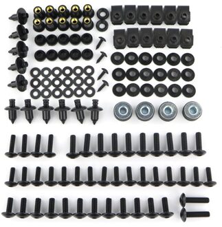 Fit Voor Suzuki V-Storm 650 DL650 V-Storm 1000 DL1000 Compleet Volledige Kuip Bouten Kit Body Schroef kit Noten V-Strom650 04-08Blac