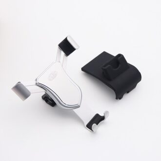 Fit Voor Toyota RAV4 XA40 Auto Accessoires Interieur Auto Air Vent Mount Stand Mobiele Smart Phone ondersteuning zilvere kleur