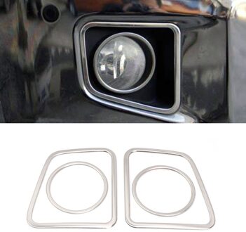 Fit Voor Toyota Tundra XK50 Auto Accessoires Exterieur Rvs Mistlamp Outer Cover Trim 4 stuks