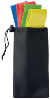 Fitband tpe weerstandsband (set van 4) Groen - One size
