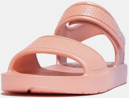 FitFlop Boy's Fit Flop Juniors iQushion Iridescent Strap Sandals in Pink Roze - EU 27 / UK 9