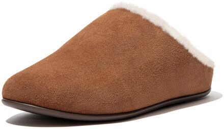 FitFlop Cognac Pantoffels FitFlop Chrissie Shearling