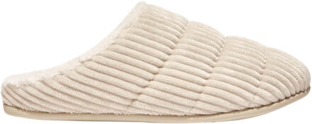 FitFlop Dames/Dames Chrissie Corduroy Slippers met Fleece Voering (Ivoor) - EU 37 / UK 4