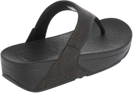 FitFlop Dames/Dames Lulu Shimmer teenpost sandalen (Zwart) - EU 39/ UK 6