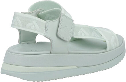 FitFlop Dames/Dames Surff Leren Detailing Rugband Sandalen (Salieborstel groen) Licht Groen - EU 38 / UK 5