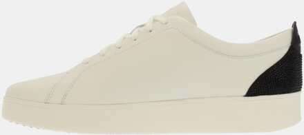 FitFlop Dames Fit Flop Rally Crystal Backtab Trainers in Wit Zwart Zwart en zilver - EU 40.5 / UK 7