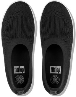 FitFlop Dames Fit Flop Uberknit Slip On Ballet Pumps in Zwart - EU 40.5 / UK 7