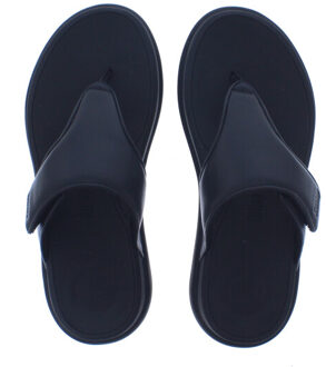 FitFlop Dames flatform slipper | dames | maat: | imitatieleer Zwart - 39