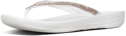 FitFlop Dames Iqushion Sparkle - wit - maat 41