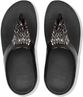 FitFlop Damessandalen Fit Flop Rumba Ombre Toe-Thong in Zwart - EU 39/ UK 6