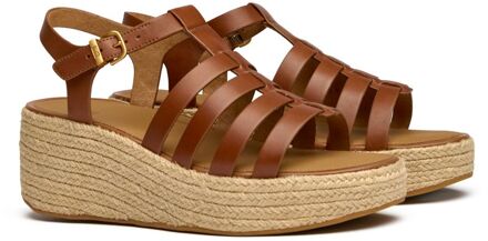 FitFlop Espadrille Flatform Sandalen Bruin
