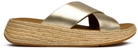 FitFlop Espadrille Flatform Sandalen Goud - EU 40.5 / UK 7