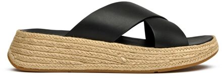 FitFlop Espadrille Flatform Sandalen Zwart - EU 40.5 / UK 7