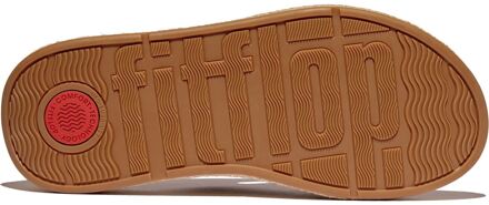 FitFlop F-Mode Cross Leren Heren Klompen Donkerbruin Beige - EU 40.5 / UK 7