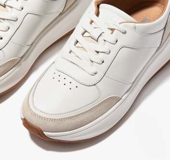 FitFlop F-MODE Dames Flatform Sneakers Urban Wit - maat EU 37 / UK 4