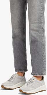 FitFlop F-mode E01 Brei Flatform Dames Sneakers Tiptoe Grijs - EU 38 / UK 5