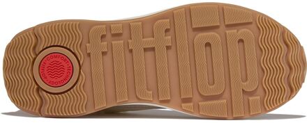 FitFlop F-Mode Flow Suède Dames Crème Mix Sneakers