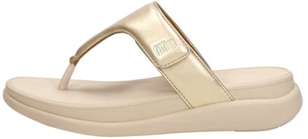 FitFlop F-mode Go Adjustable Flatform Sandals Goudkleur - 39